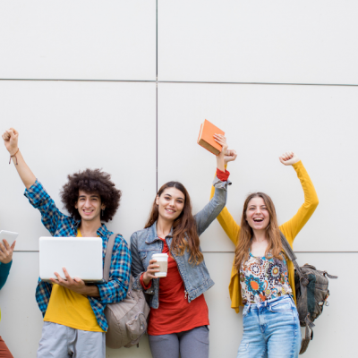 happy students