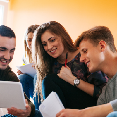 students happy